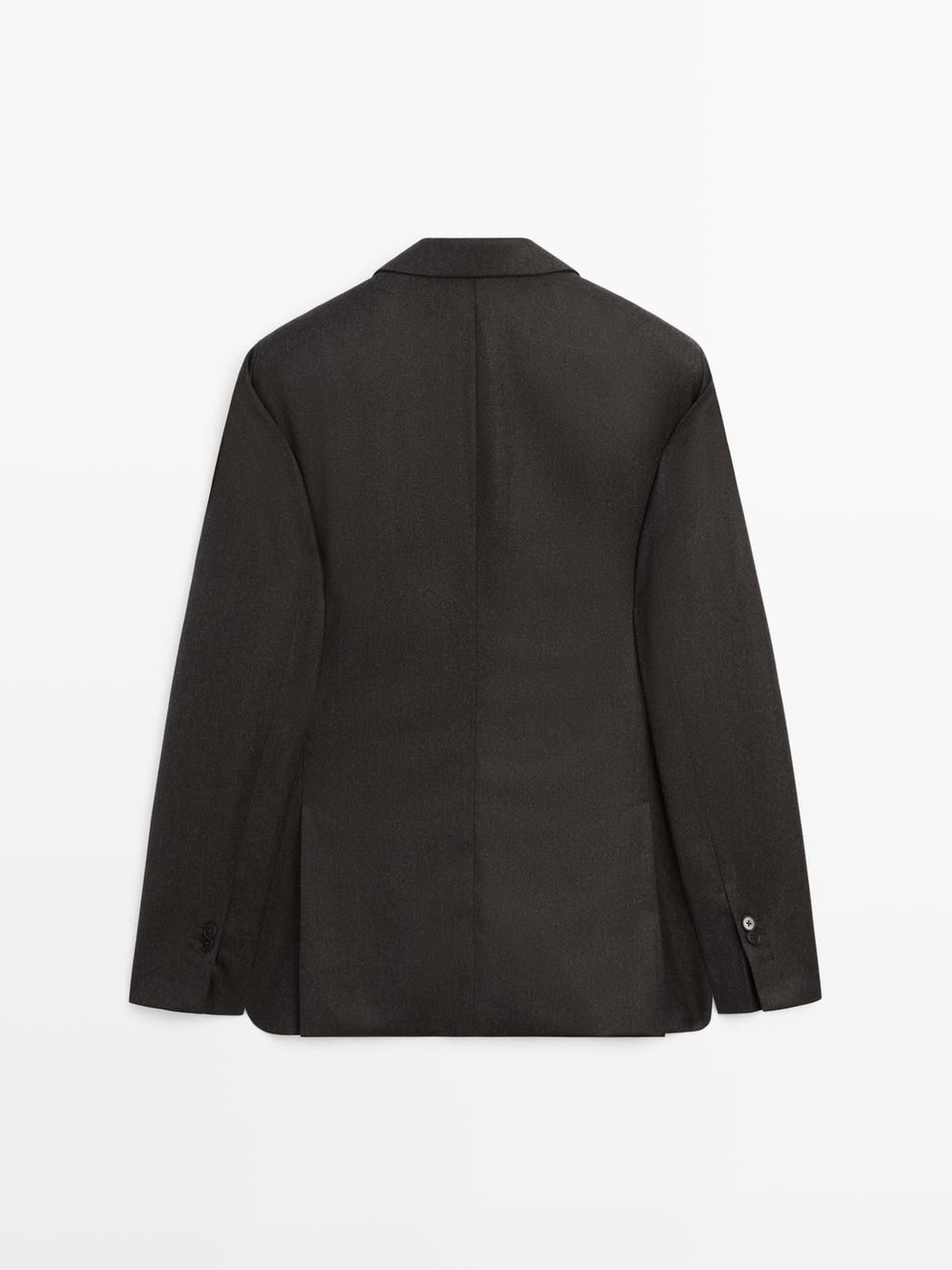 100% wool suit blazer