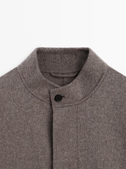 Double wool blend jacket