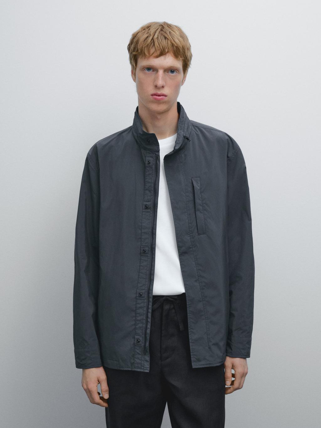 Technical fabric jacket