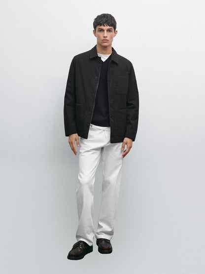 Water-repellent technical jacket