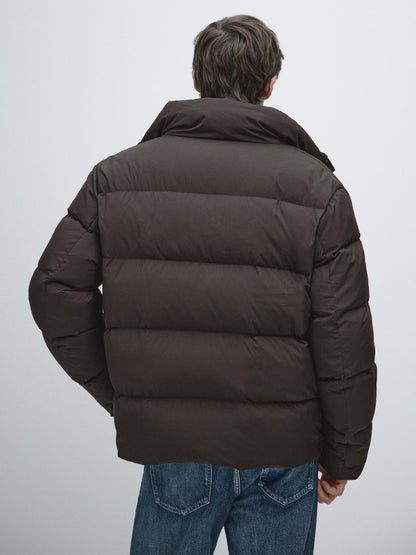 Water-repellent puffer jacket