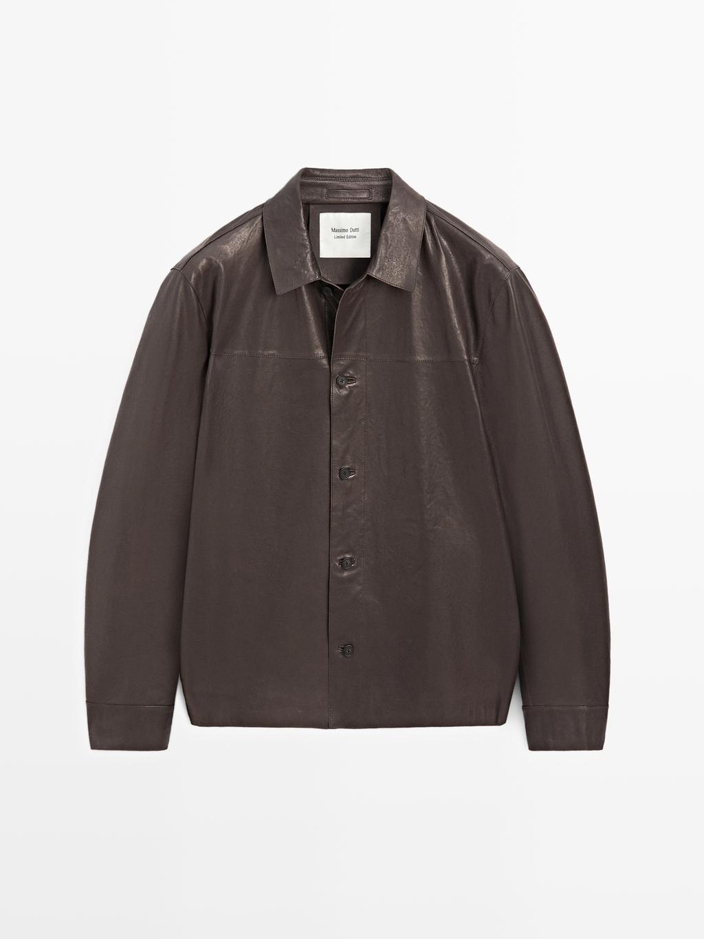 Nappa leather overshirt - LIMITED