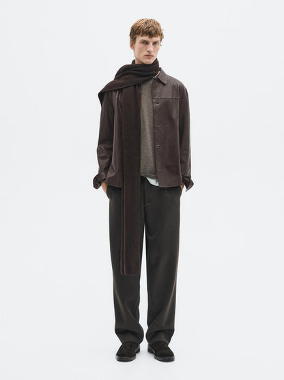 Nappa leather overshirt - LIMITED