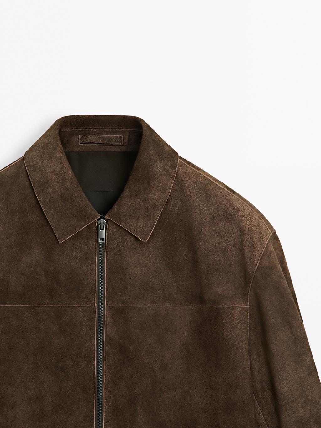 Suede goatskin jacket