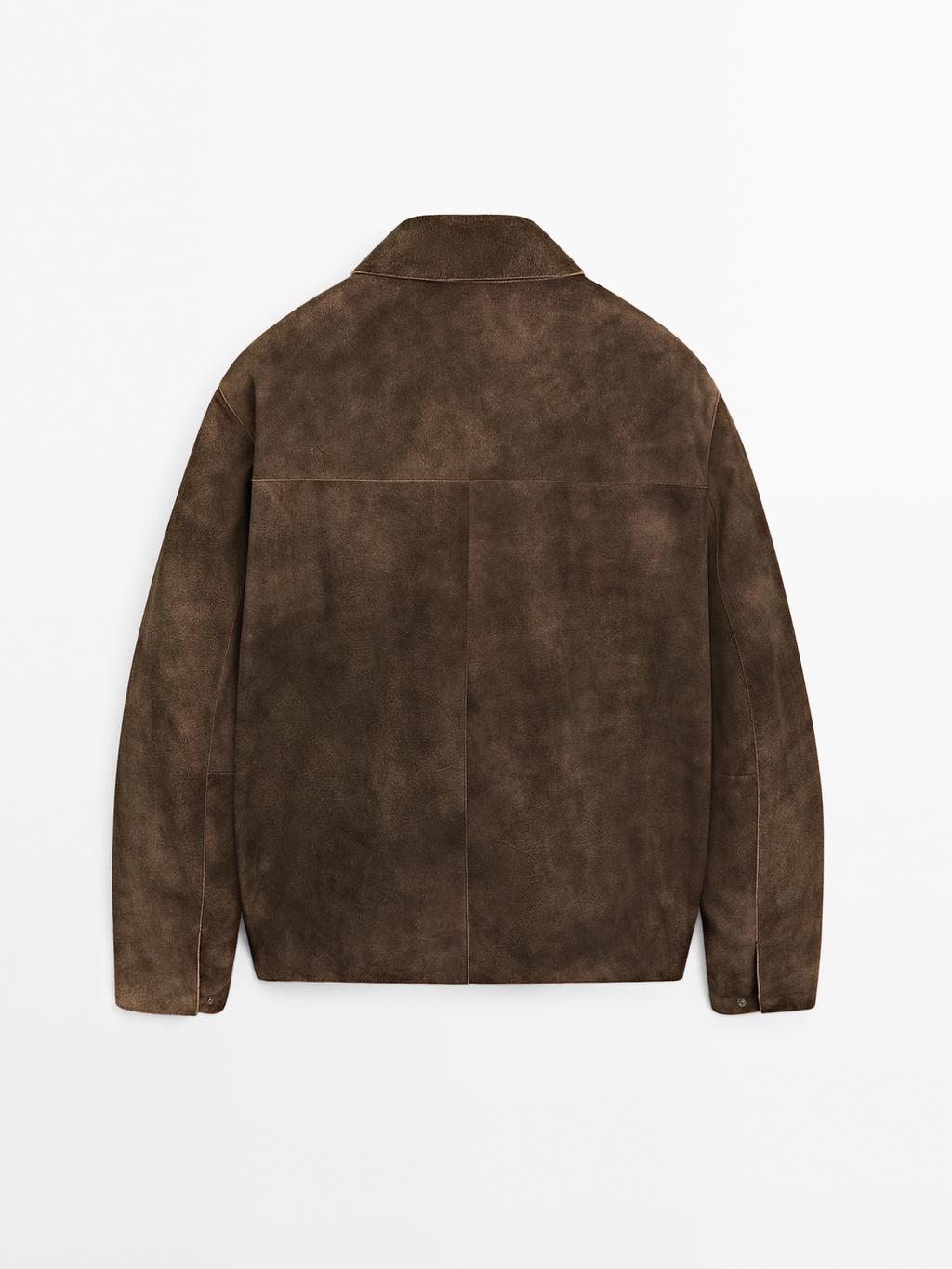 Suede goatskin jacket