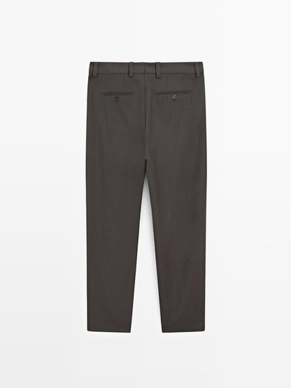 100% wool suit trousers - LIMITED