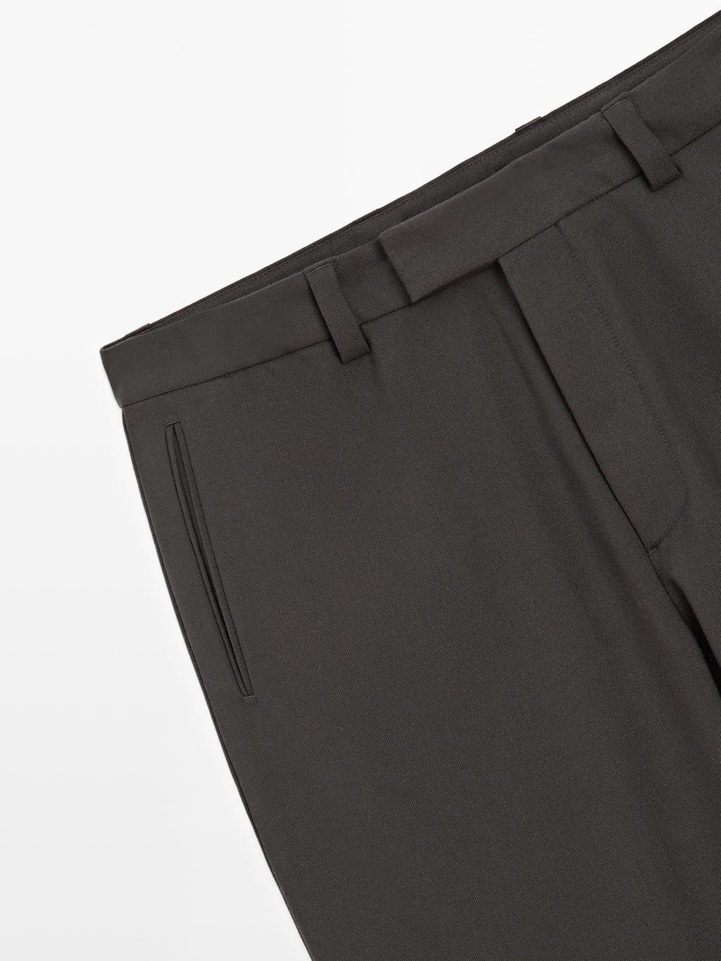 100% wool suit trousers - LIMITED