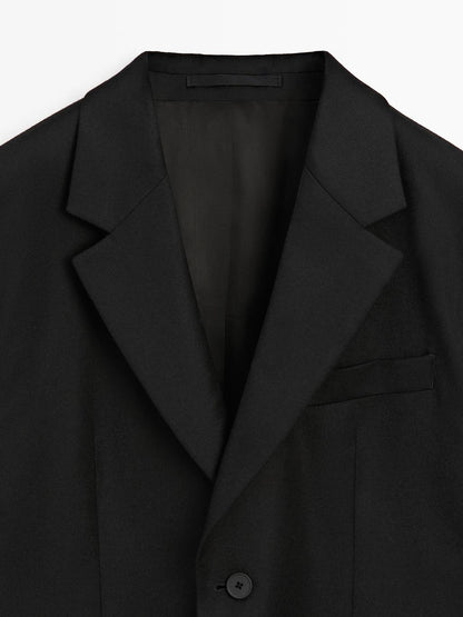 Flannel suit blazer - LIMITED