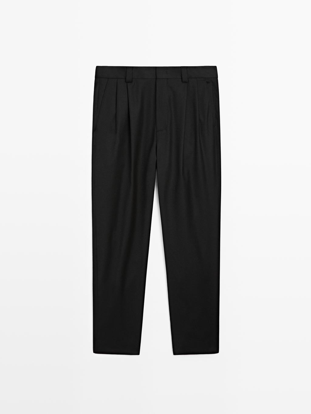 Flannel suit trousers - LIMITED