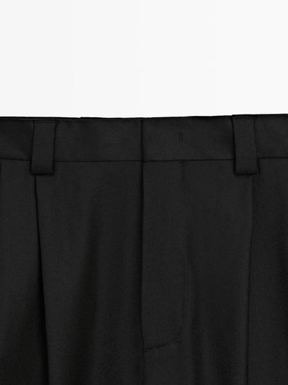 Flannel suit trousers - LIMITED