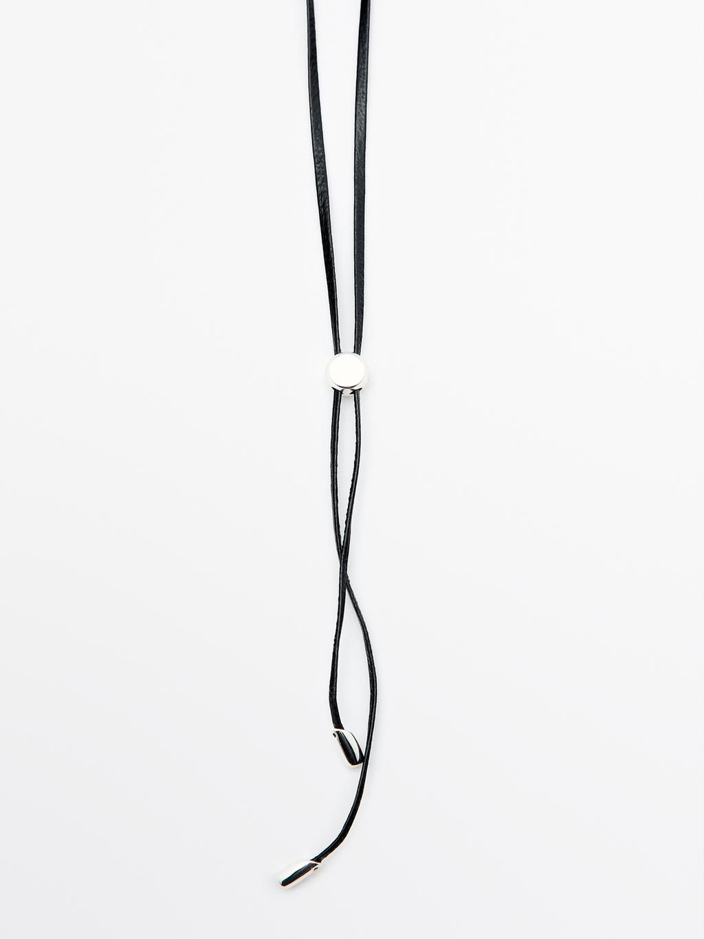 Rhinestone tassel necklace