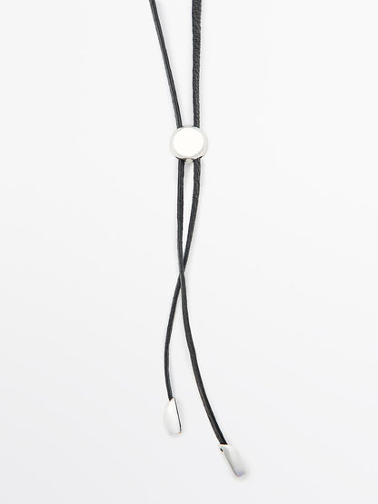 Irregular rhinestone necklace