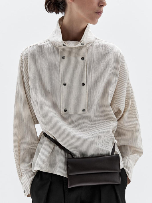 Nappa leather mini crossbody bag