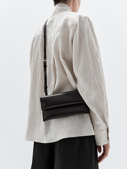 Nappa leather mini crossbody bag
