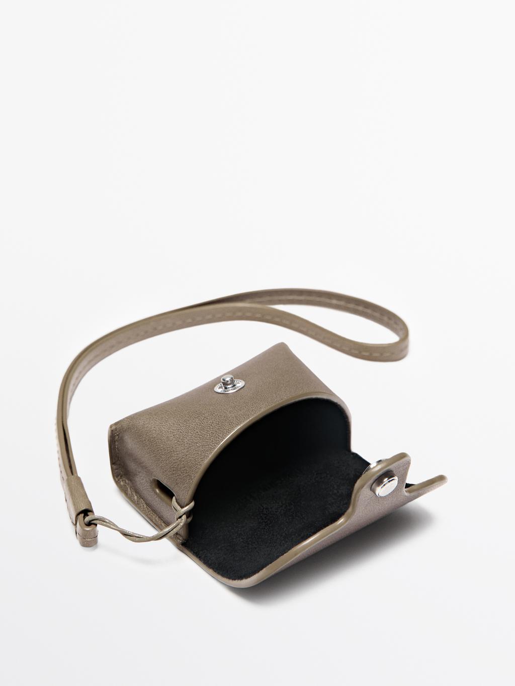 Nappa leather AirPods case