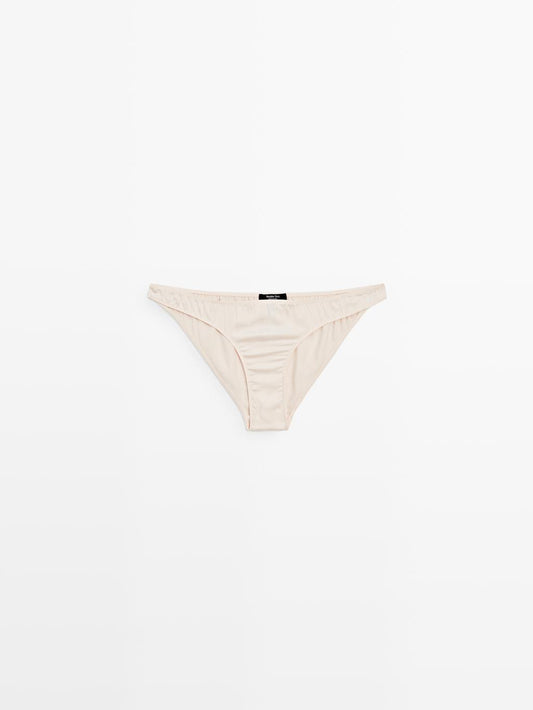 Satin silk blend briefs