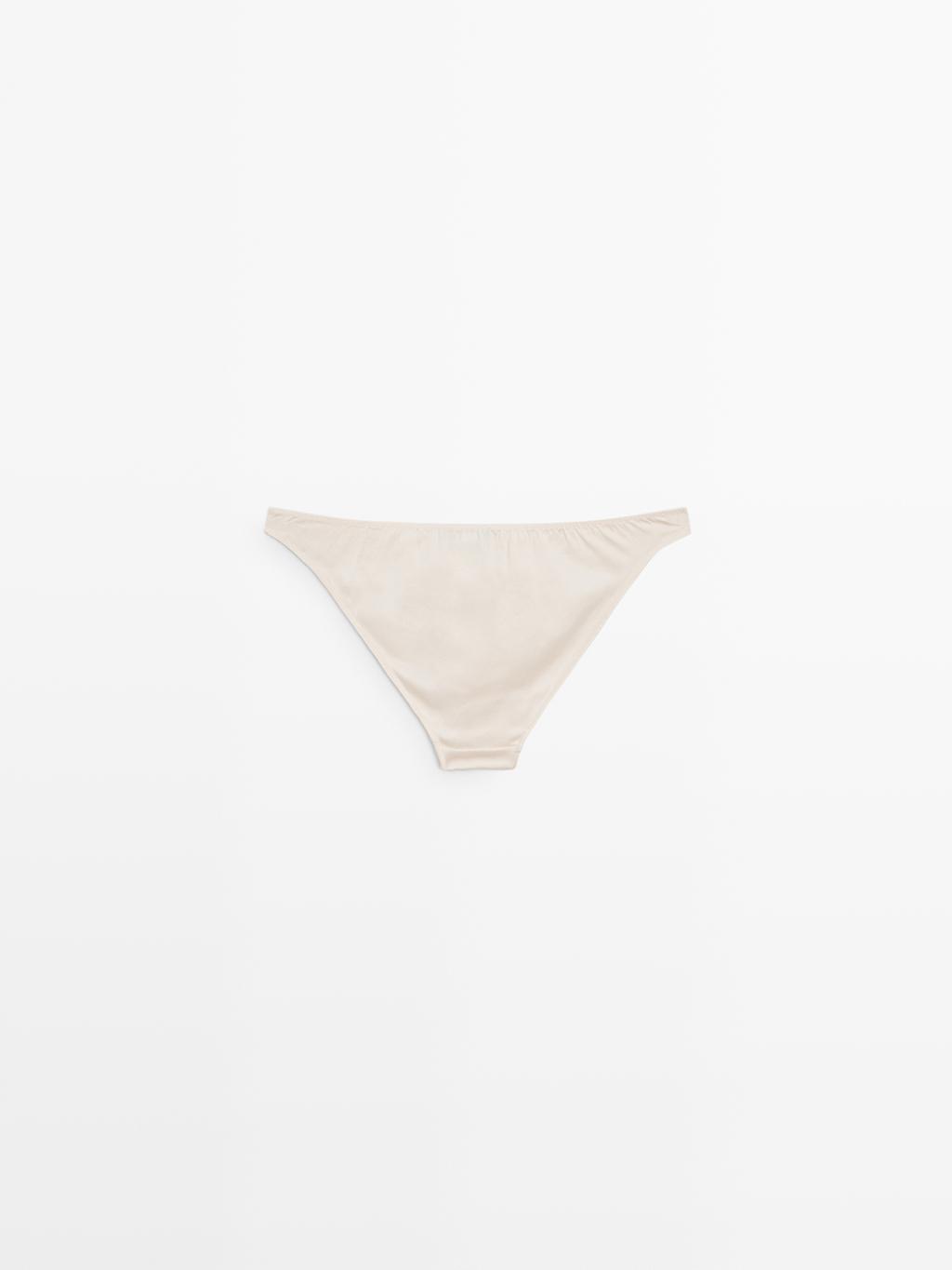 Satin silk blend briefs