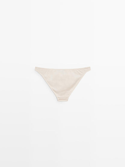 Satin silk blend briefs