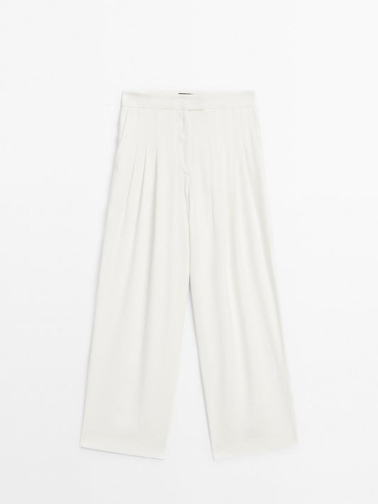 Darted culottes