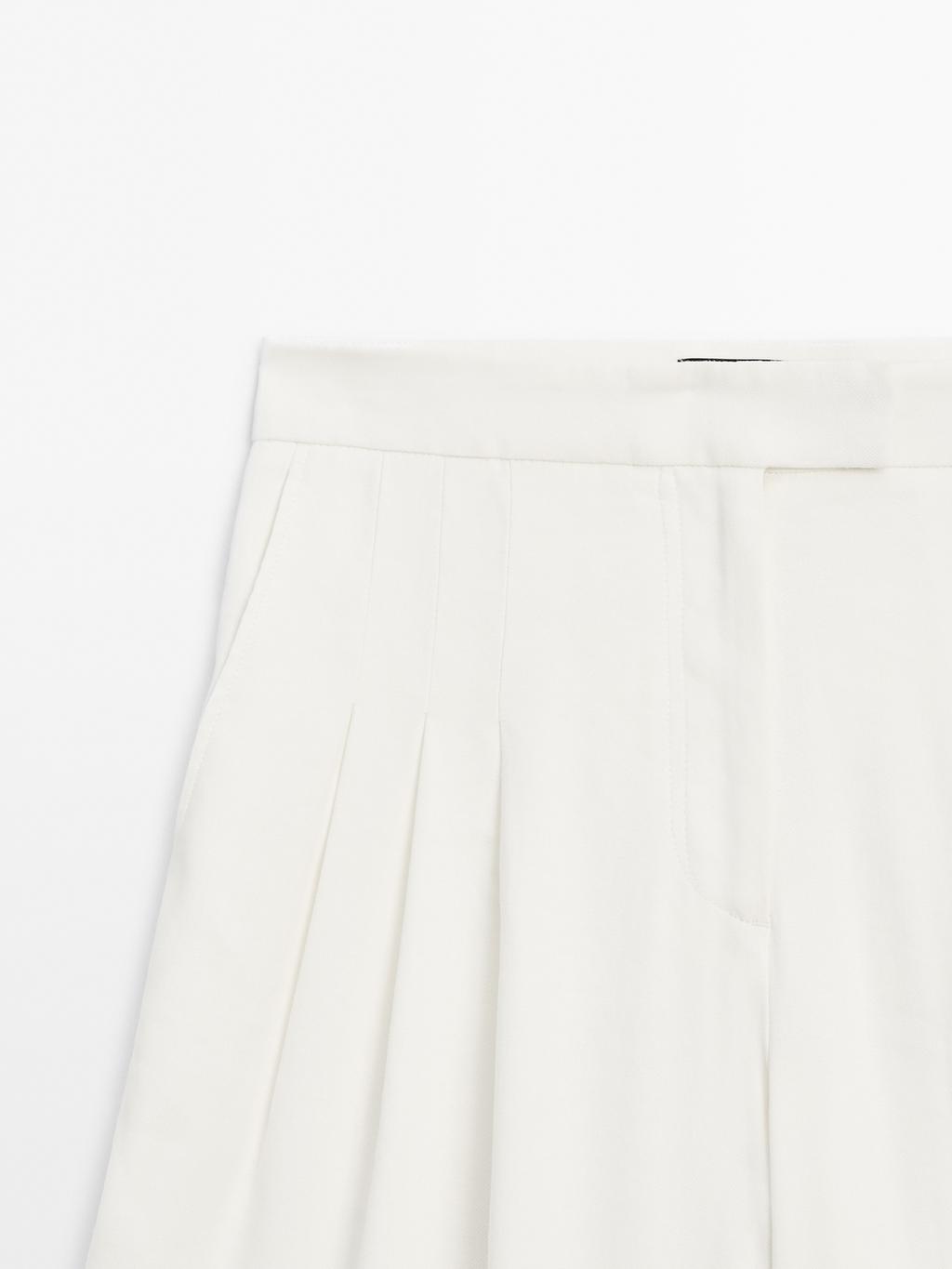 Darted culottes