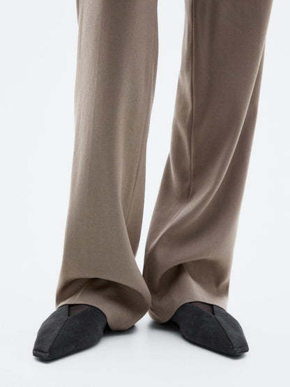100% wool tailored fit trousers - LIMITED