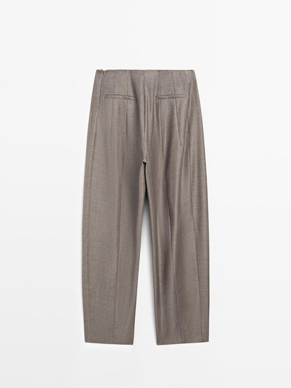 Tailored balloon fit trousers - LIMITED