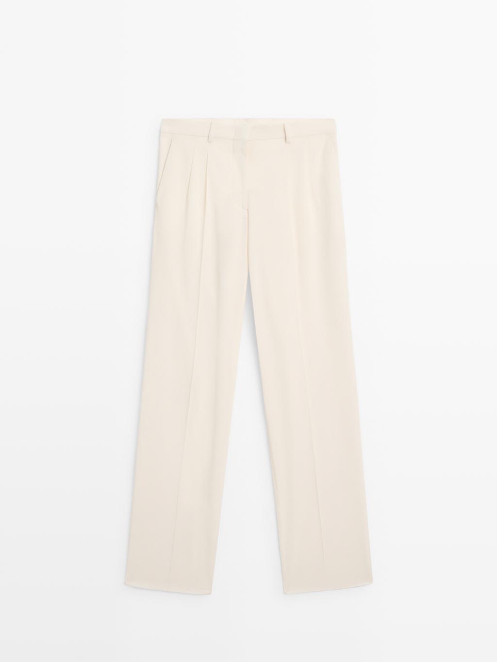 Trousers with double darts - LIMITED