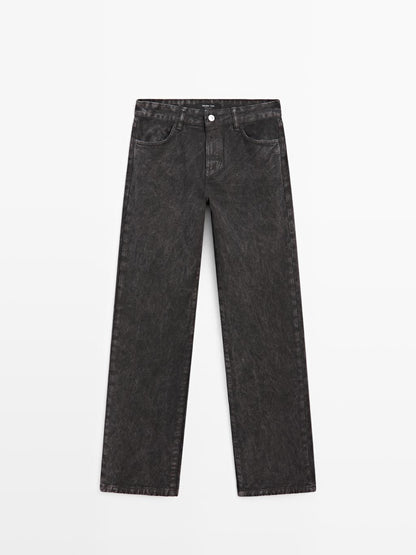 Mid-rise regular fit jeans