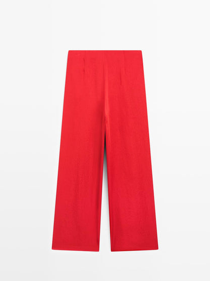 Flowing palazzo trousers