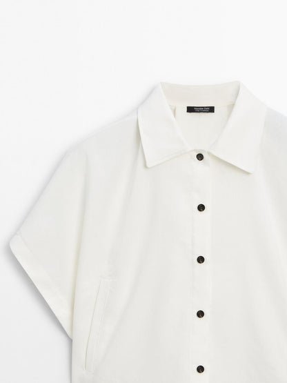 Short sleeve bat sleeve shirt