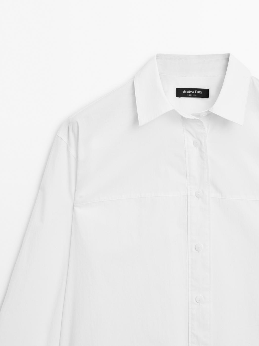 100% cotton shirt with seam detail