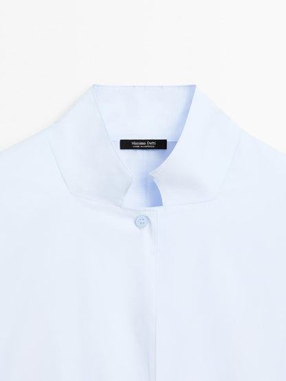 100% cotton poplin shirt