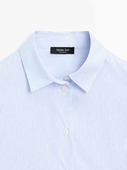 Striped stretch shirt