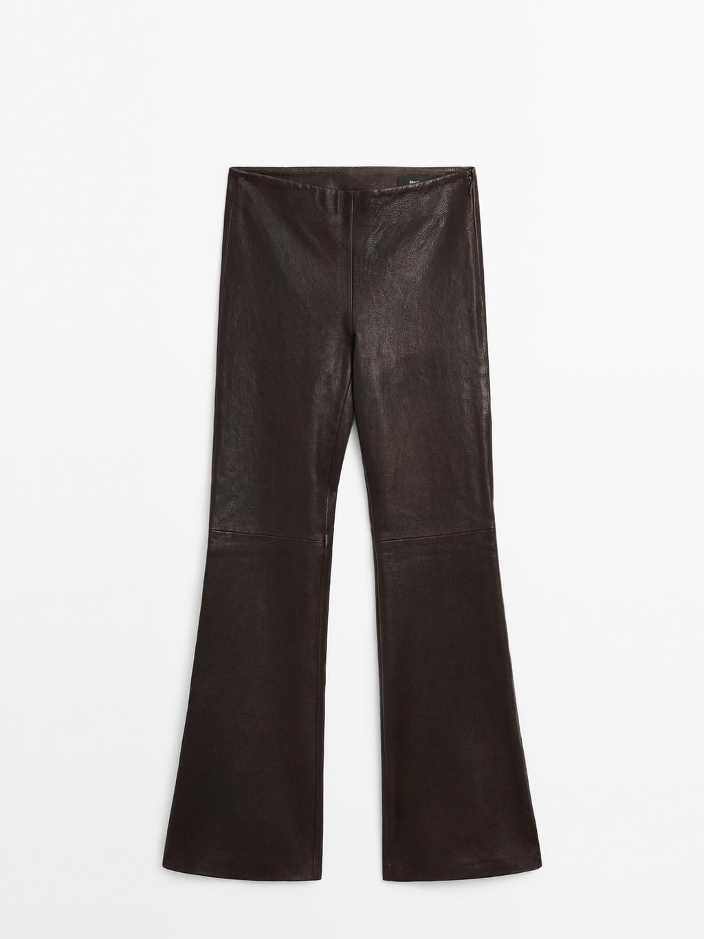 Nappa leather leggings