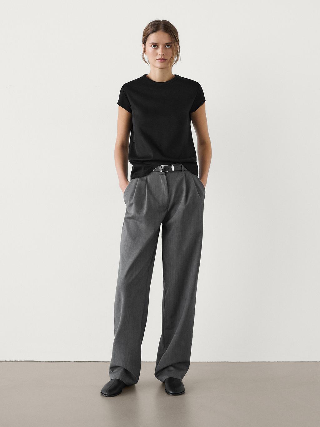 100% mercerised cotton short sleeve T-shirt