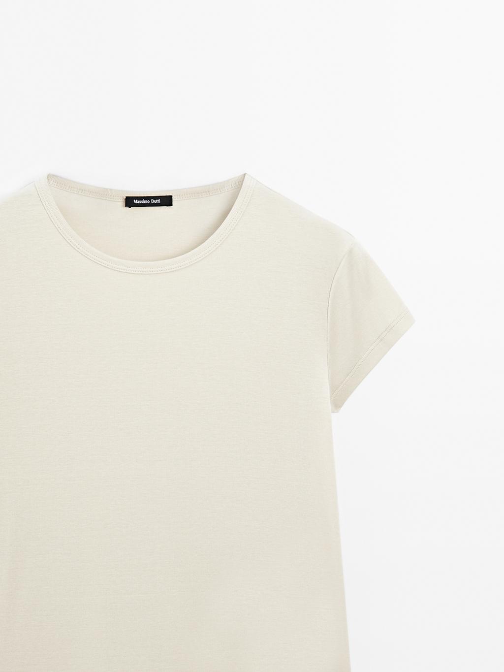 100% mercerised cotton short sleeve T-shirt