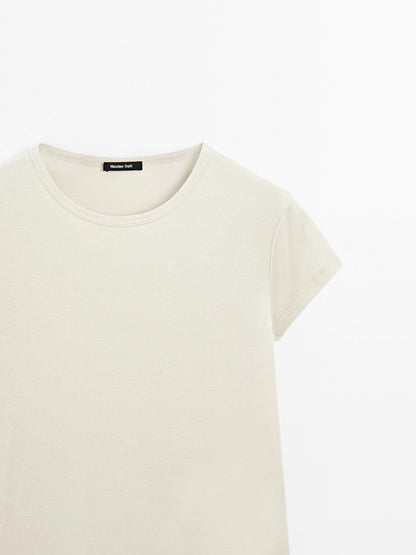 100% mercerised cotton short sleeve T-shirt