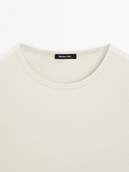 100% mercerised cotton short sleeve T-shirt