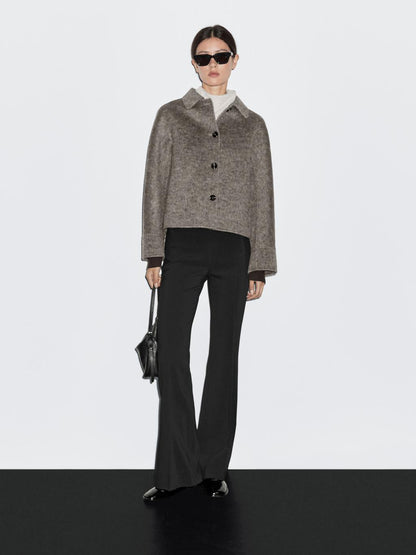 Short flecked coat