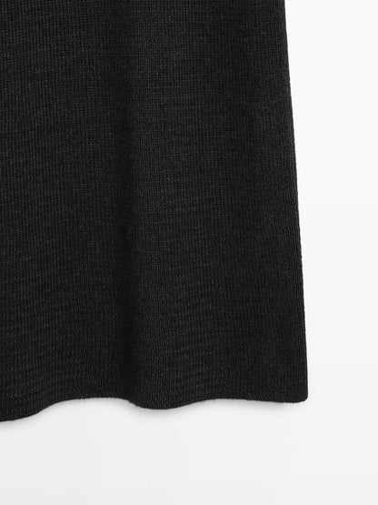 Knit halter midi dress - LIMITED