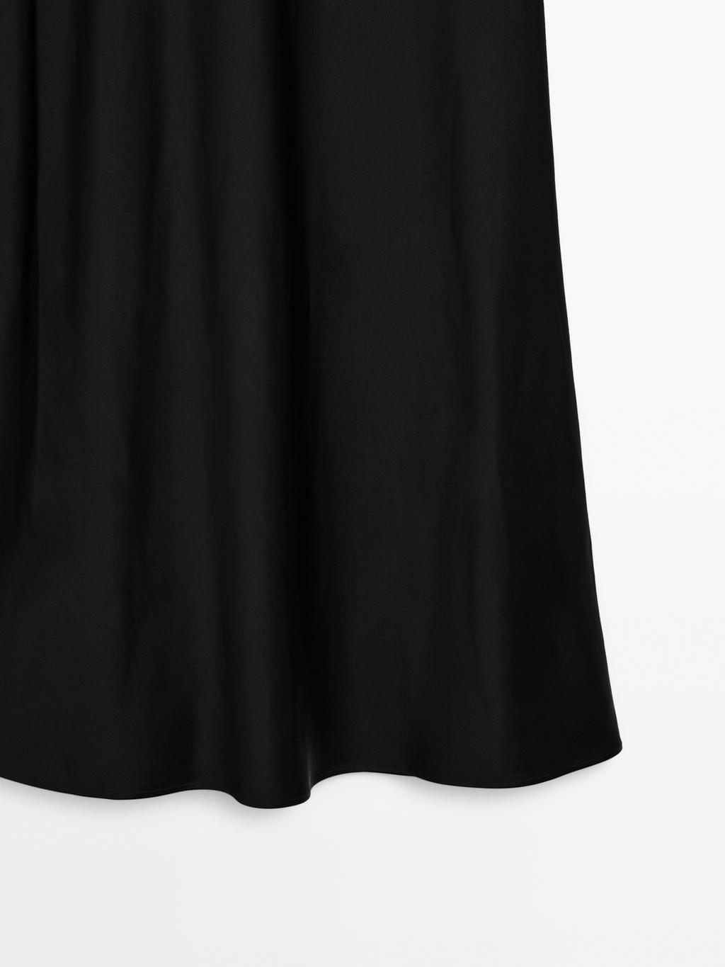 Long Satin Slip Dress