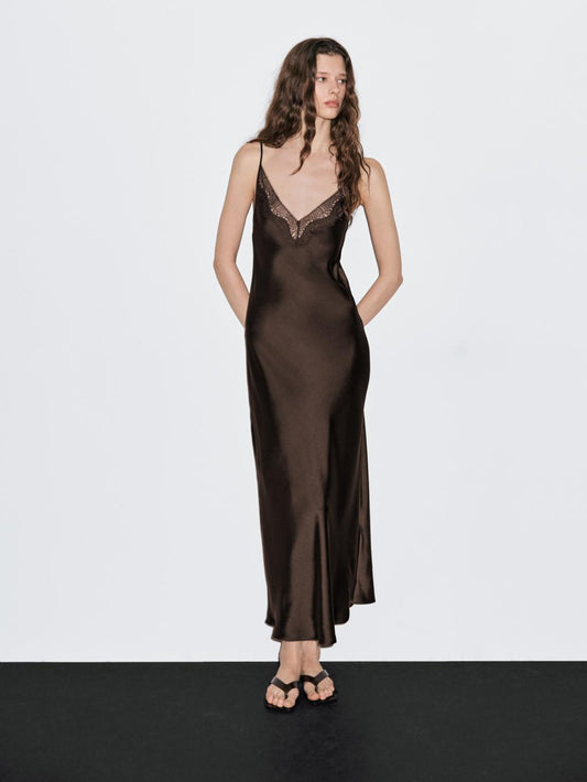 Long slip dress