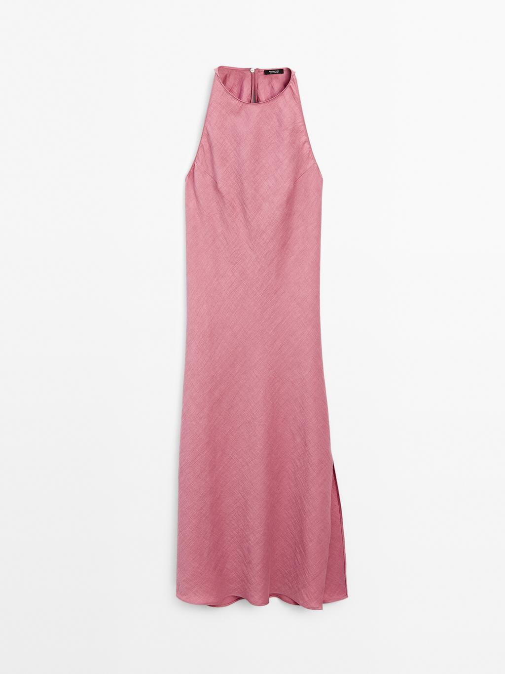 Long halter dress