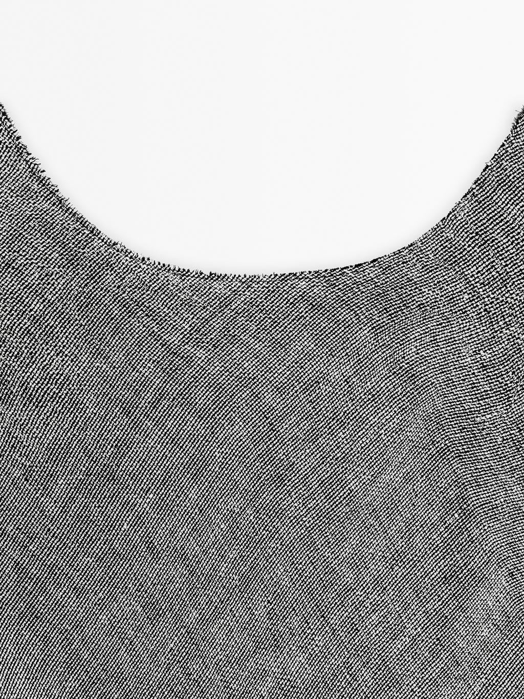 100% linen midi dress