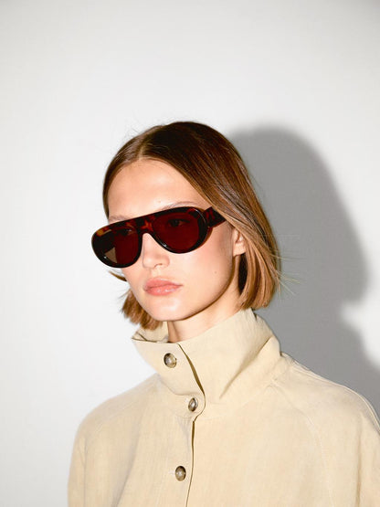 High neck linen blend bomber jacket