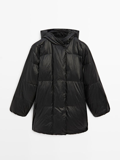 Hooded puffer jacket