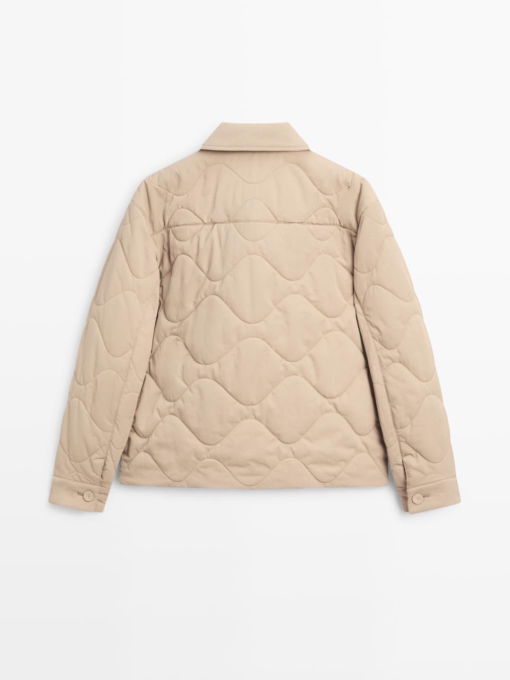 Jacket with seam details