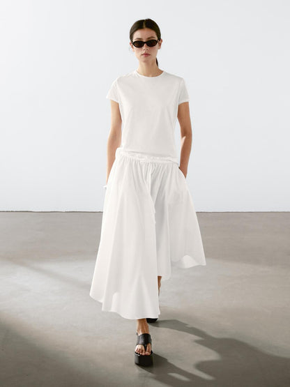 Flowing short sleeve T-shirt