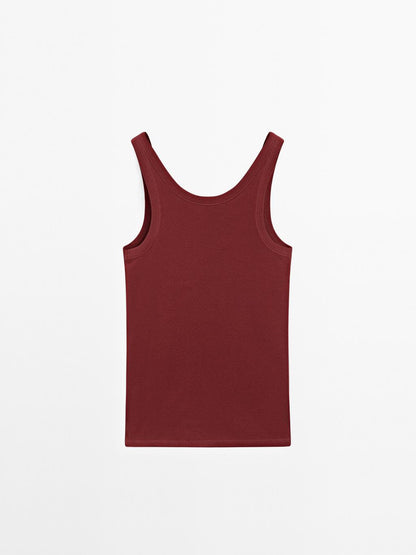 Strappy 100% cotton top