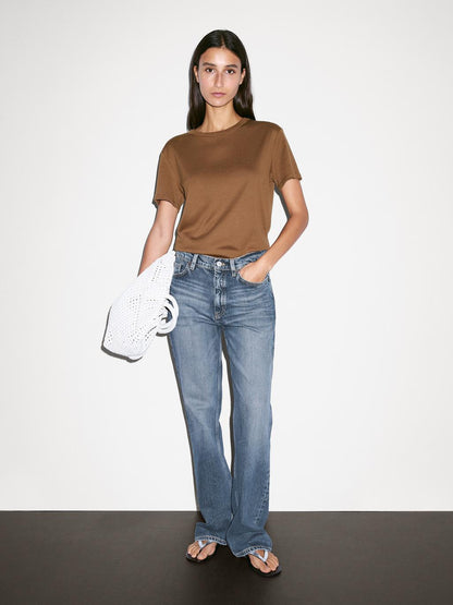 Regular fit t-shirt with collar detail